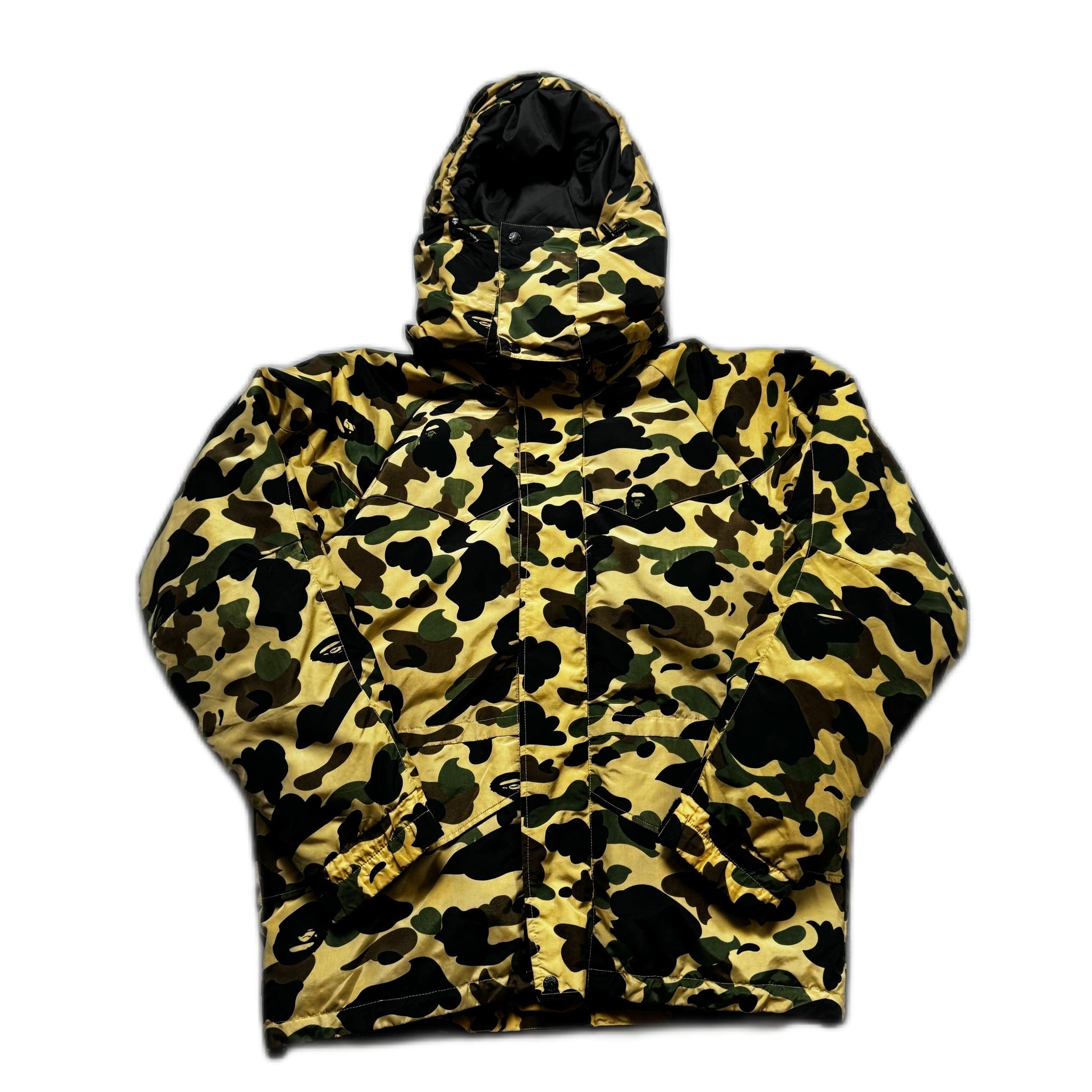 Camo A Bathing Ape (BAPE) Puffer Coat - M