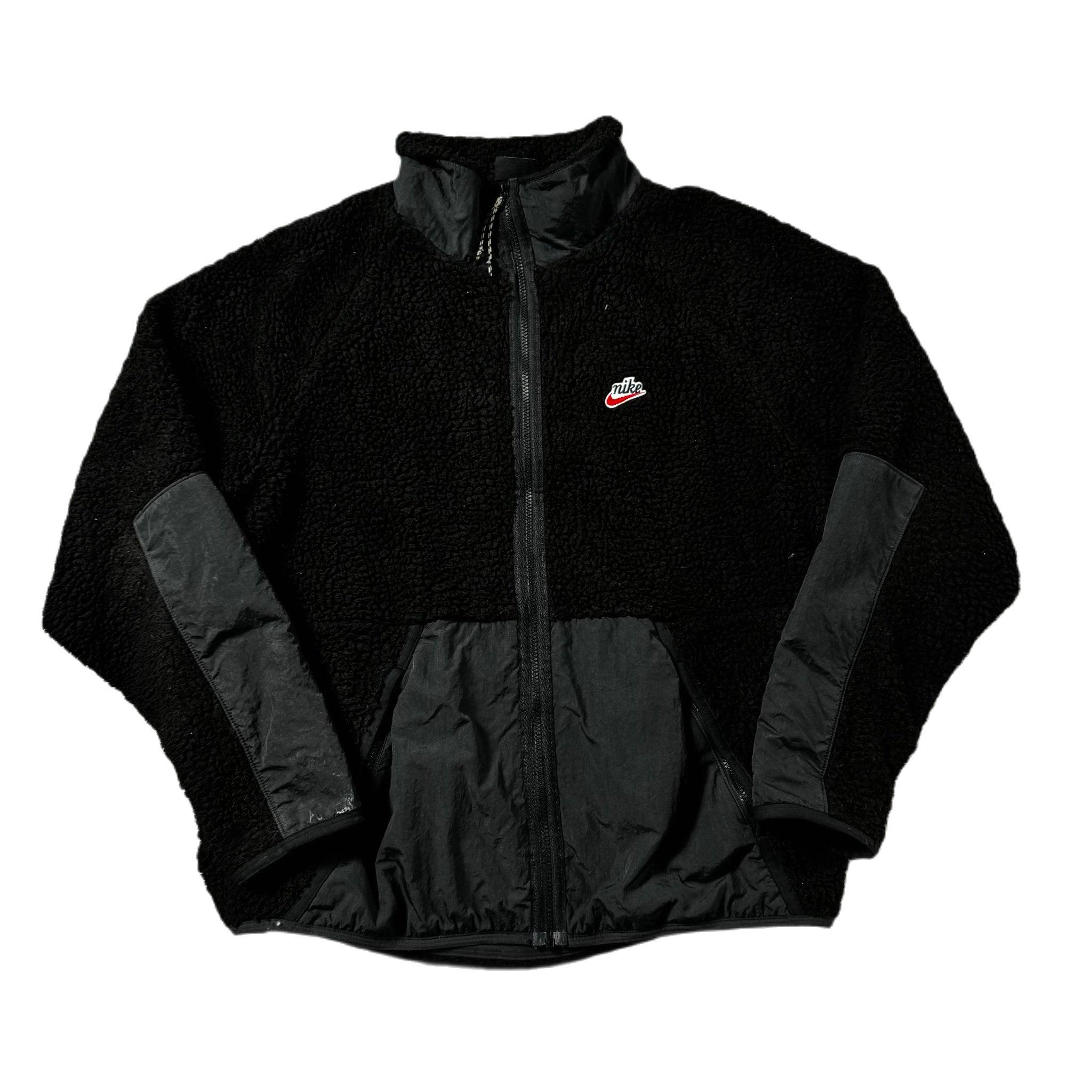 Black Nike Full Zip Fleece - XL