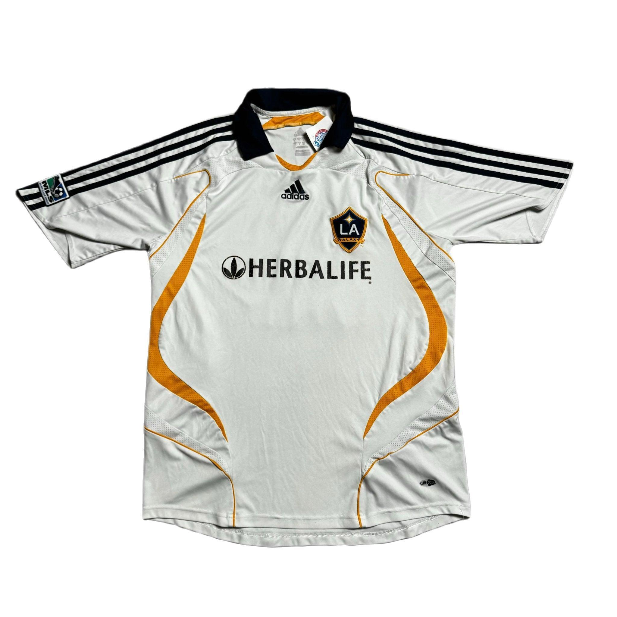 2007 - 08 LA Galaxy Home 'Beckham' Shirt - L