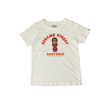 White A Bathing Ape (BAPE) x Sesame Street Tee - S