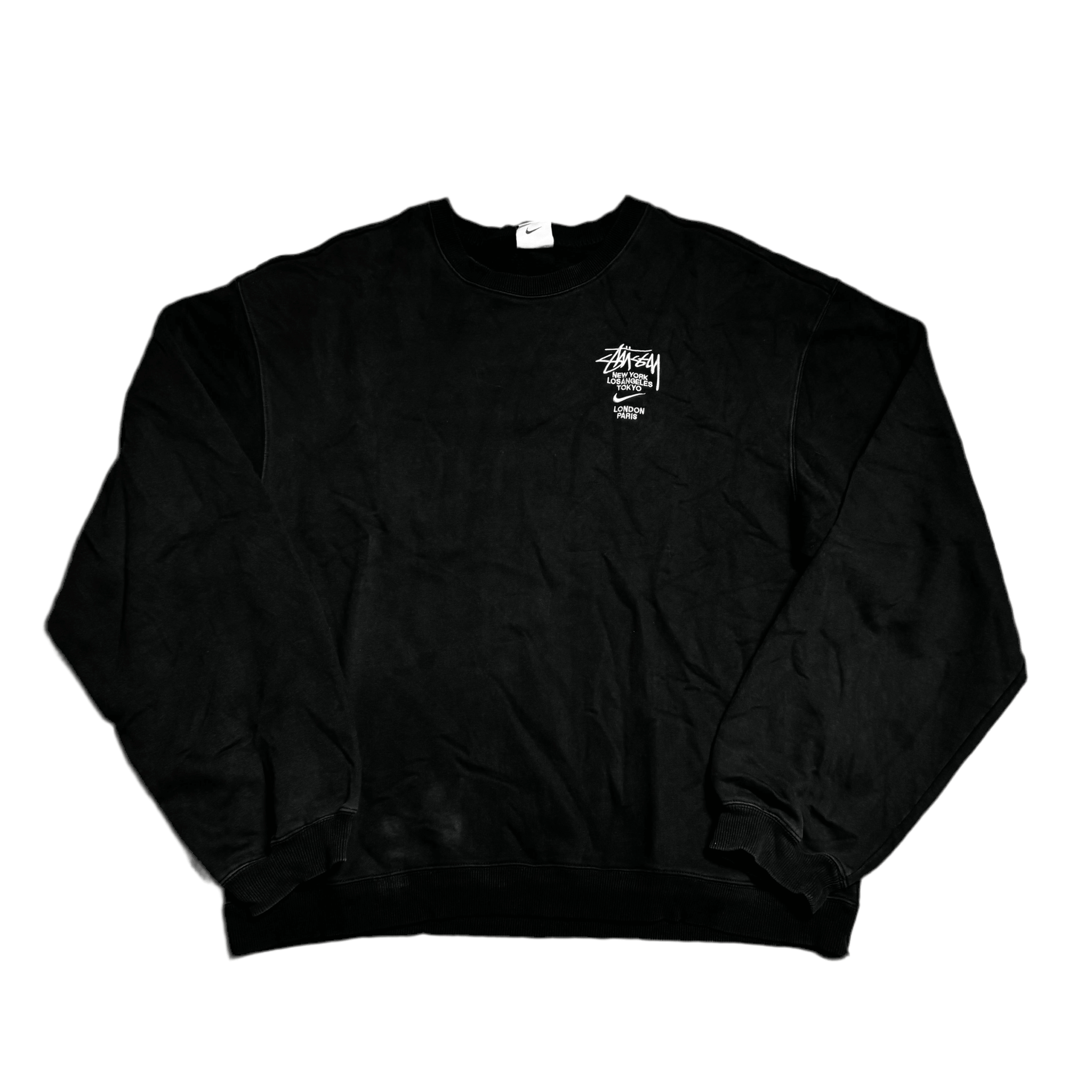 Black Nike x Stussy Sweatshirt - XL