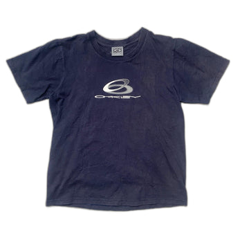 Vintage Navy Blue Oakley Tee - M