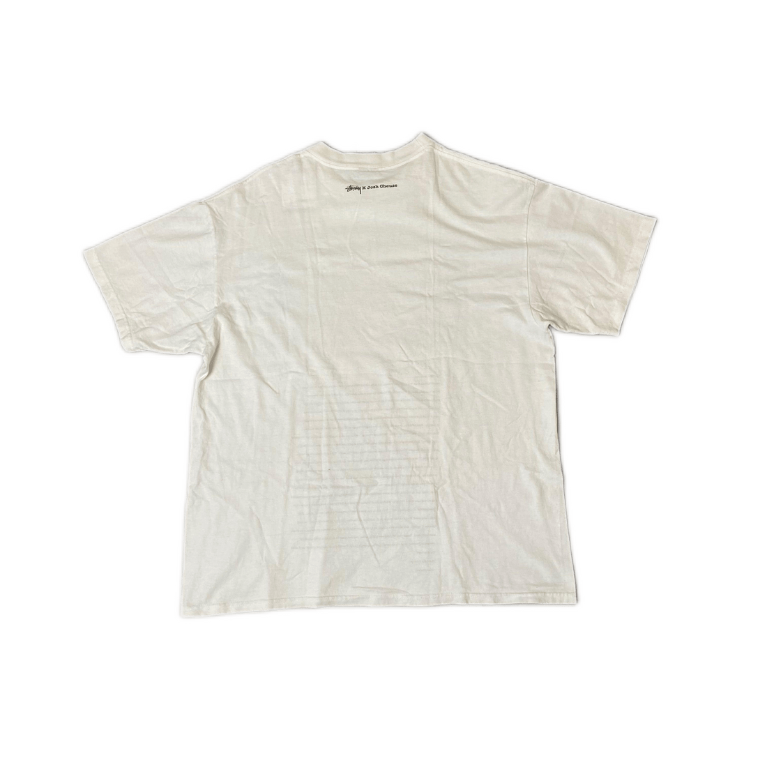 White Stussy Tee - L