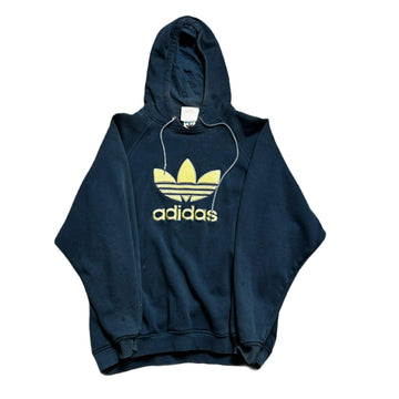 Vintage 90s Navy Blue Adidas Hoodie - S