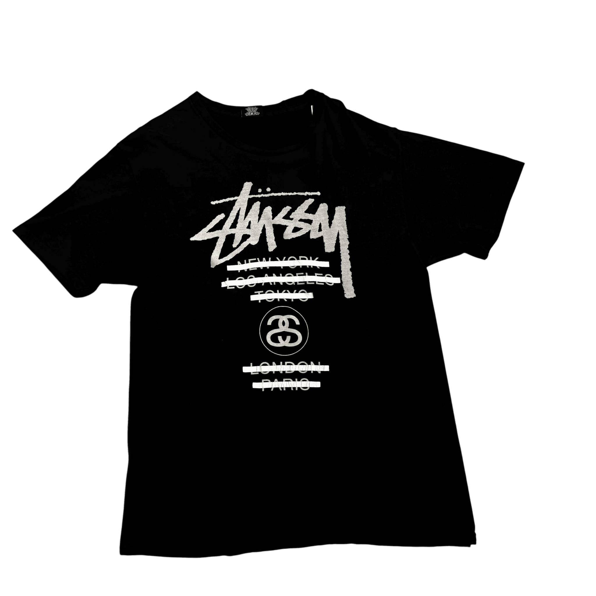 Black Stussy Tee - L