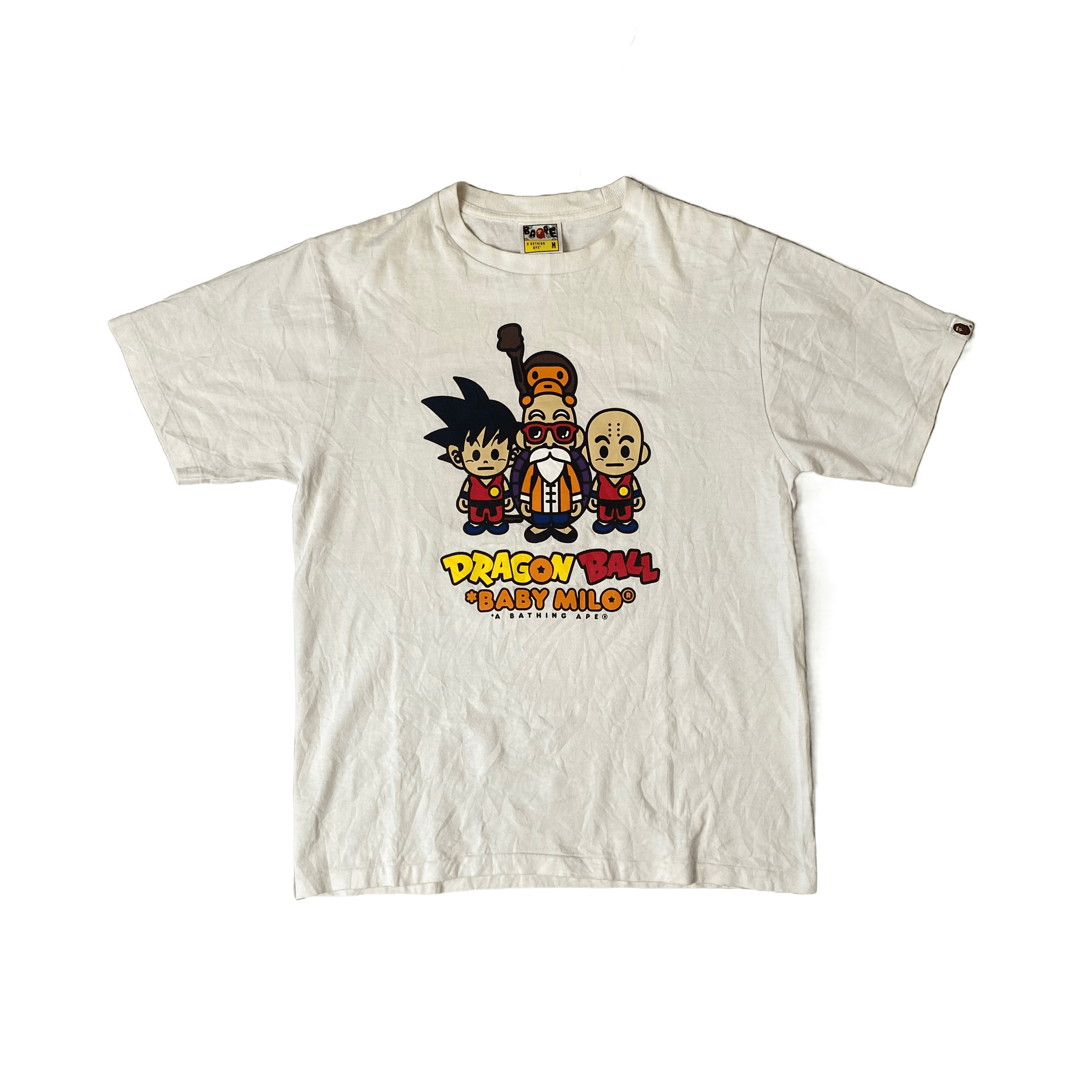 White A Bathing Ape (BAPE) x Dragonball Z Tee - M