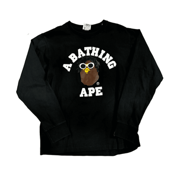 Black A Bathing Ape (BAPE) x Wiz Khalifa Long Sleeve Tee - M