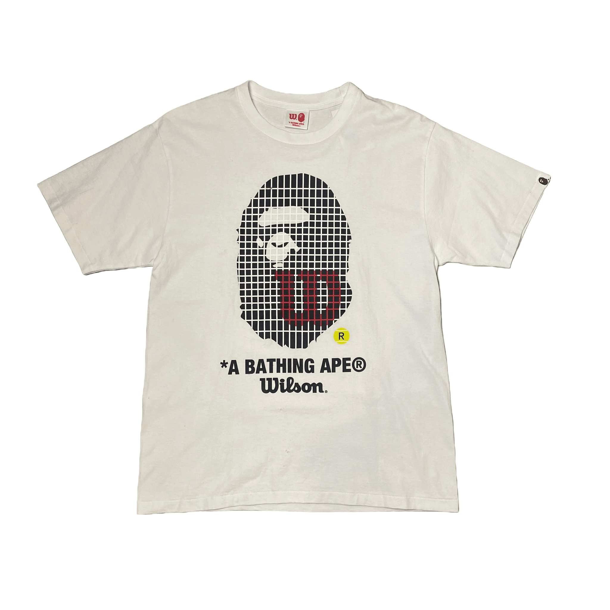 White A Bathing Ape (BAPE) x Wilson Tee - L