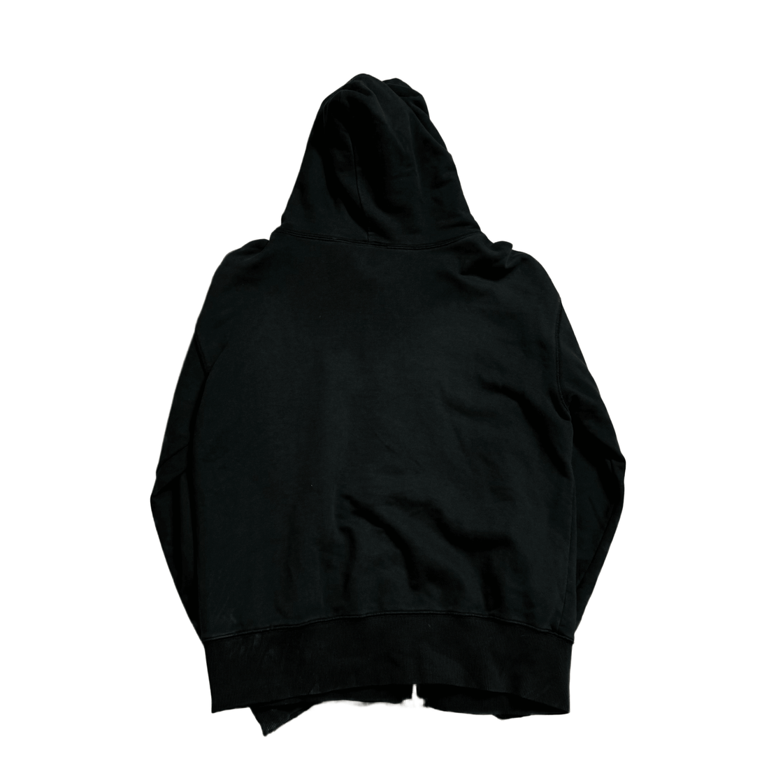 Black Supreme Zip Up Hoodie - L