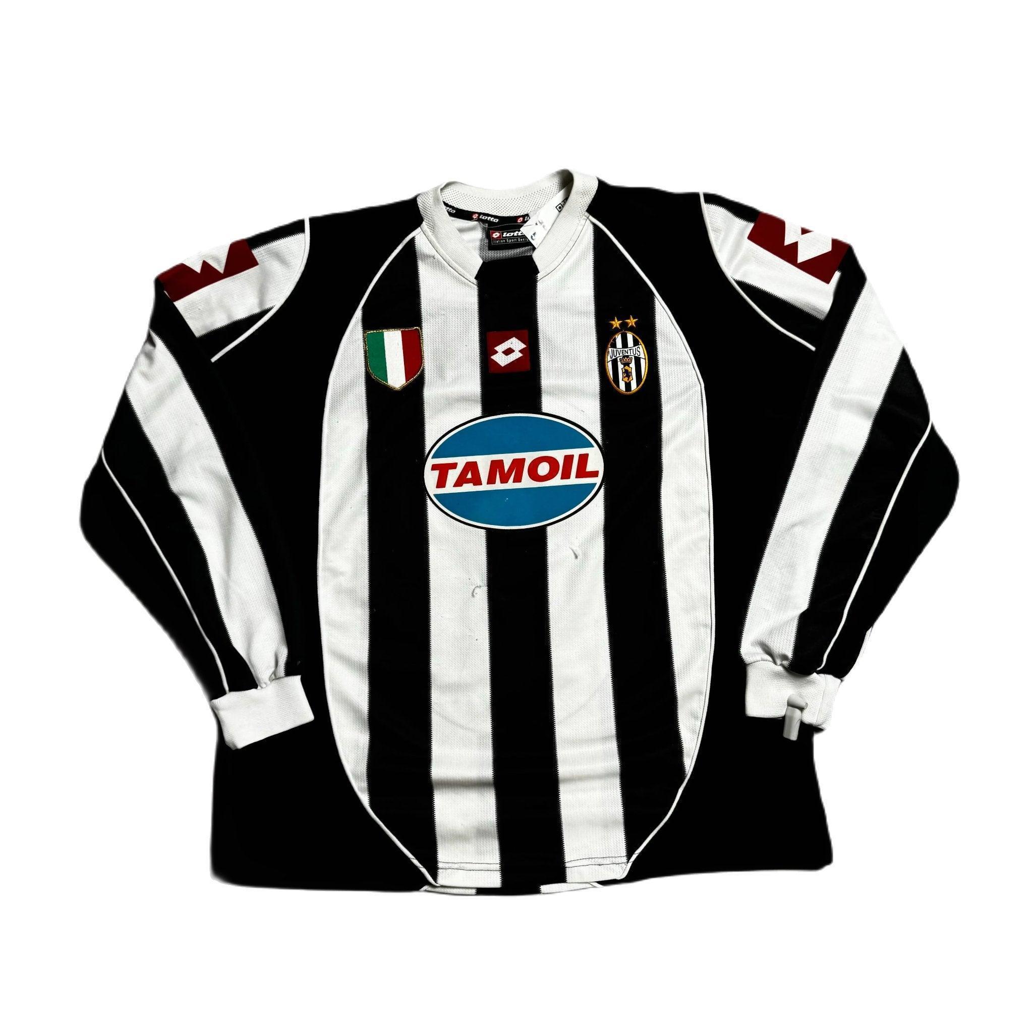 2002 - 03 Juventus Home Long Sleeve Shirt - L