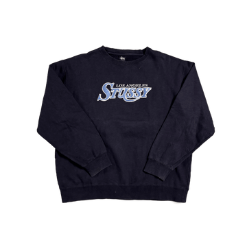 Navy Blue Stussy Tee - L