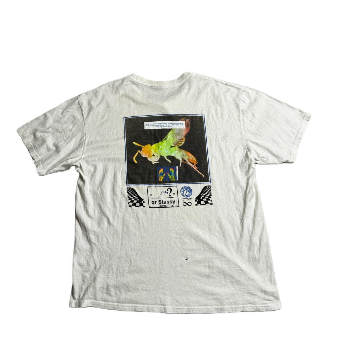 White Stussy Tee - XL