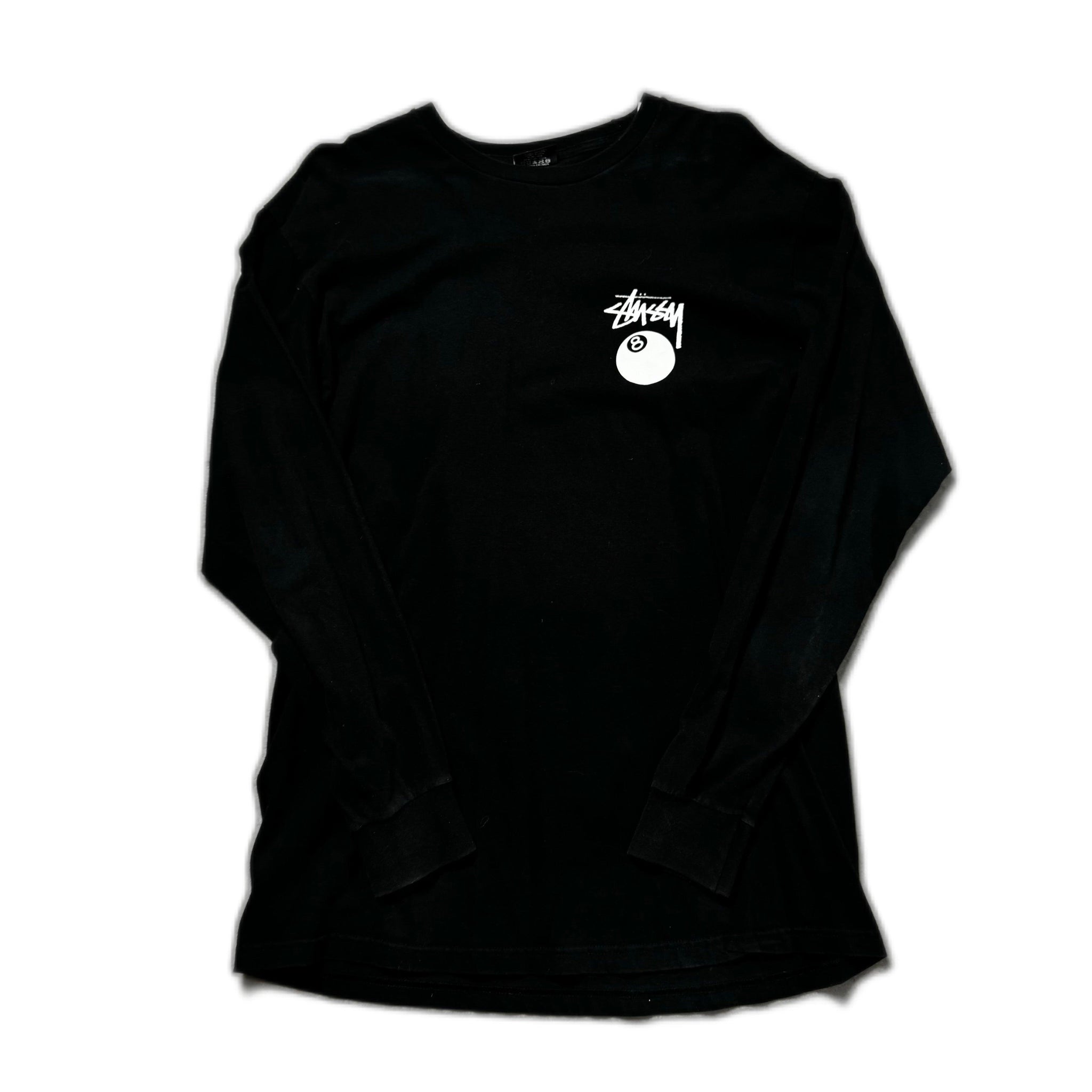 Black Stussy Long Sleeve Tee - L