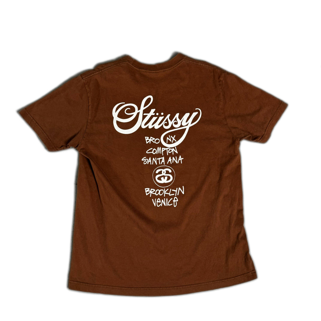 Brown Stussy Tee - M