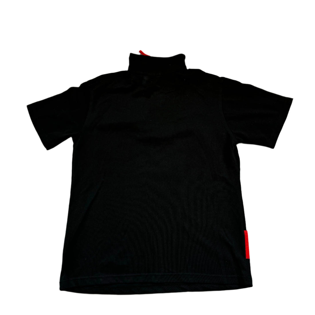 Vintage Black Prada 1/4 Zip Polo Shirt - M