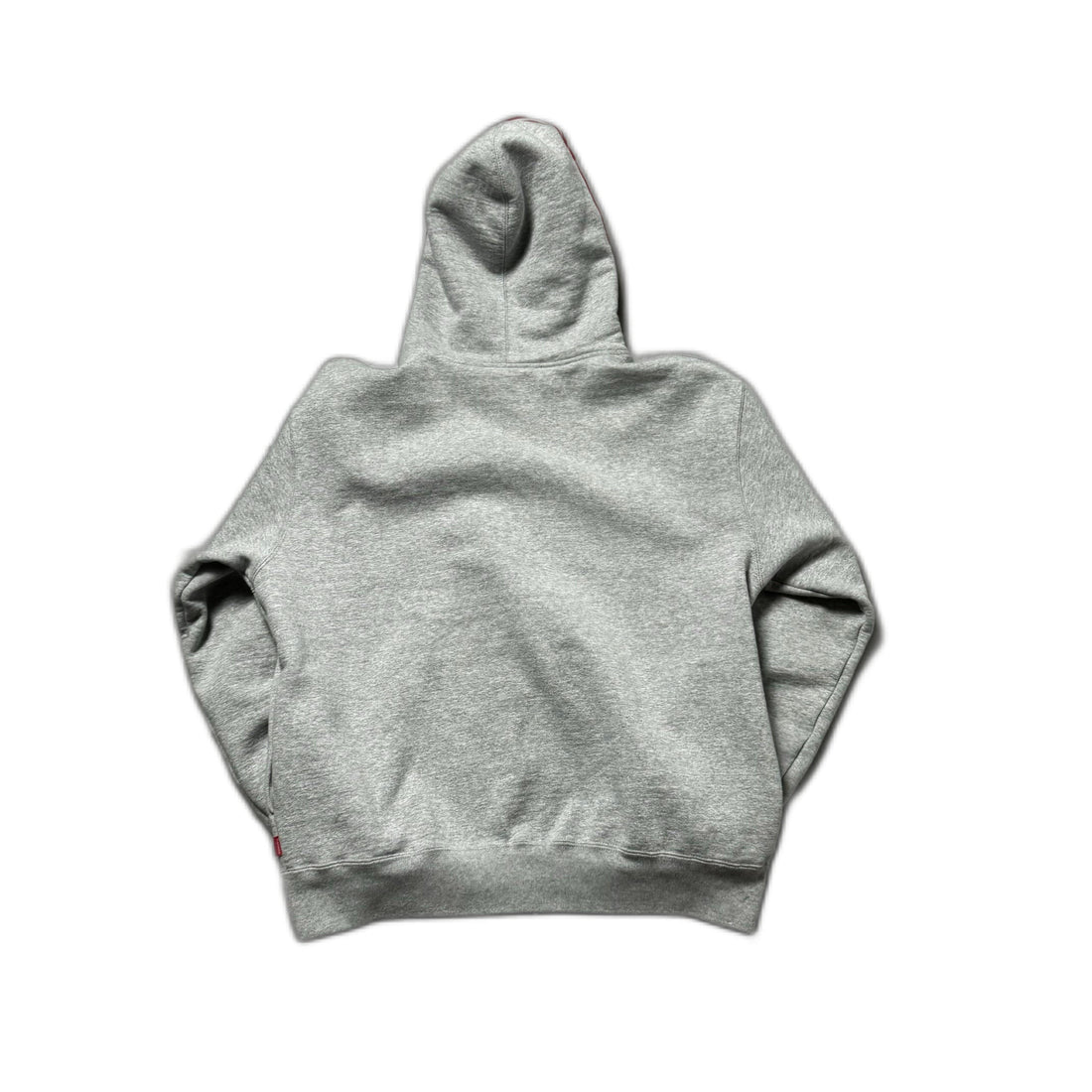 Grey Supreme Zip Up Hoodie - S