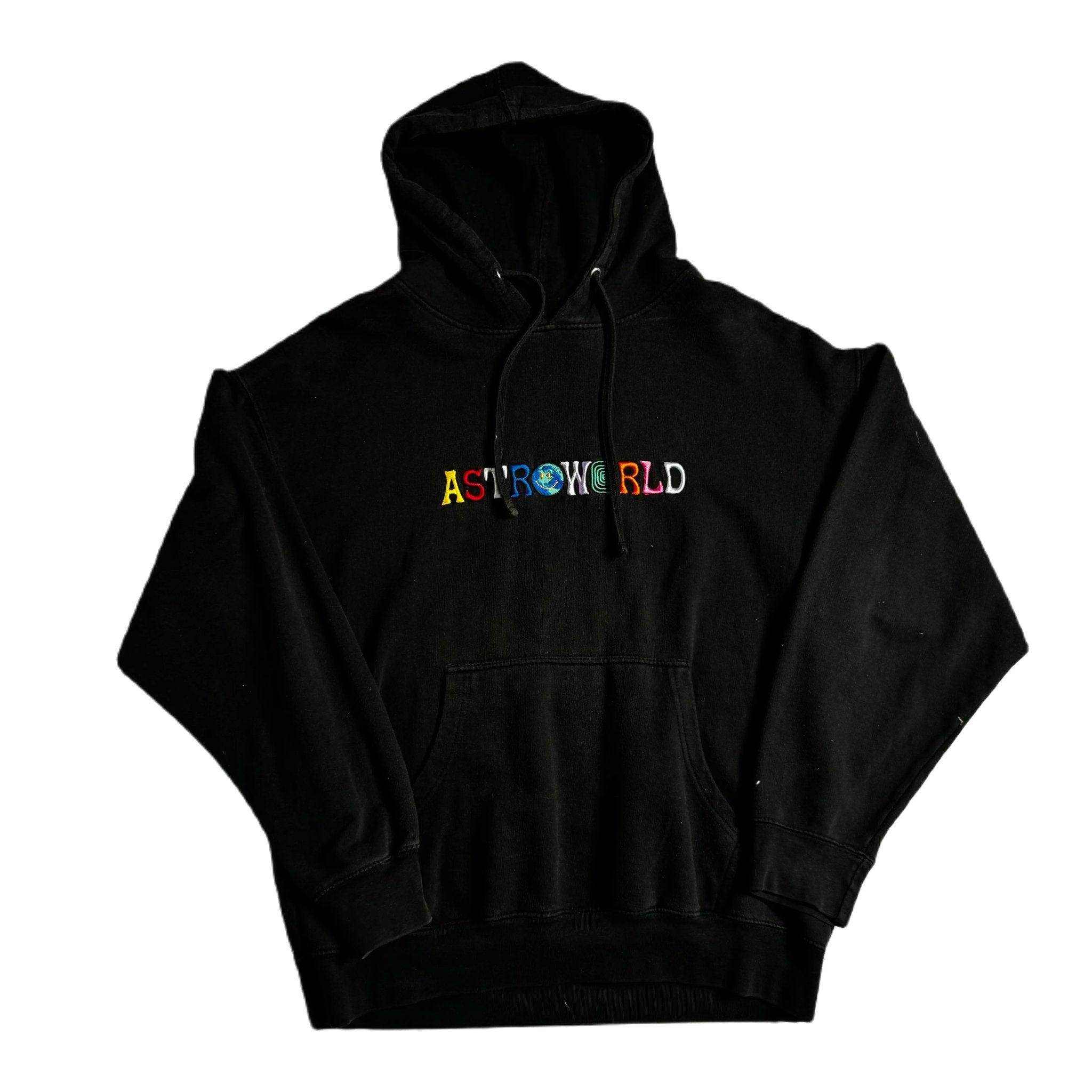 Black Travis Scott Astroworld Hoodie - L