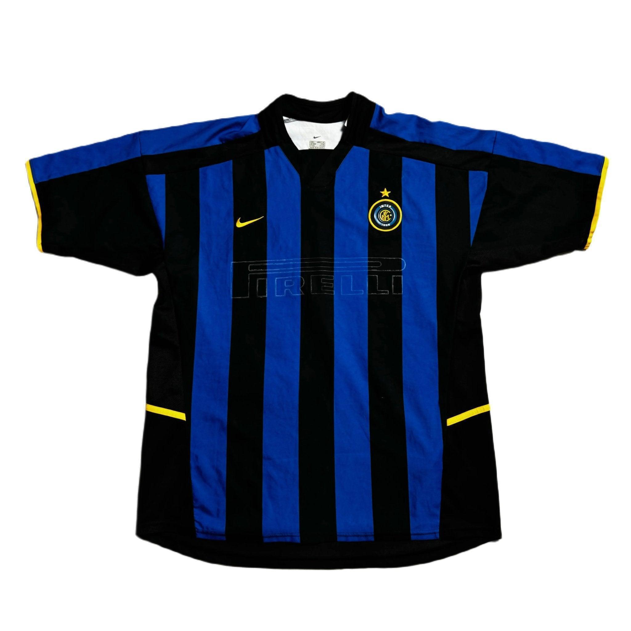 2002 - 03 Inter Milan Home 'Cannavaro' Shirt - L