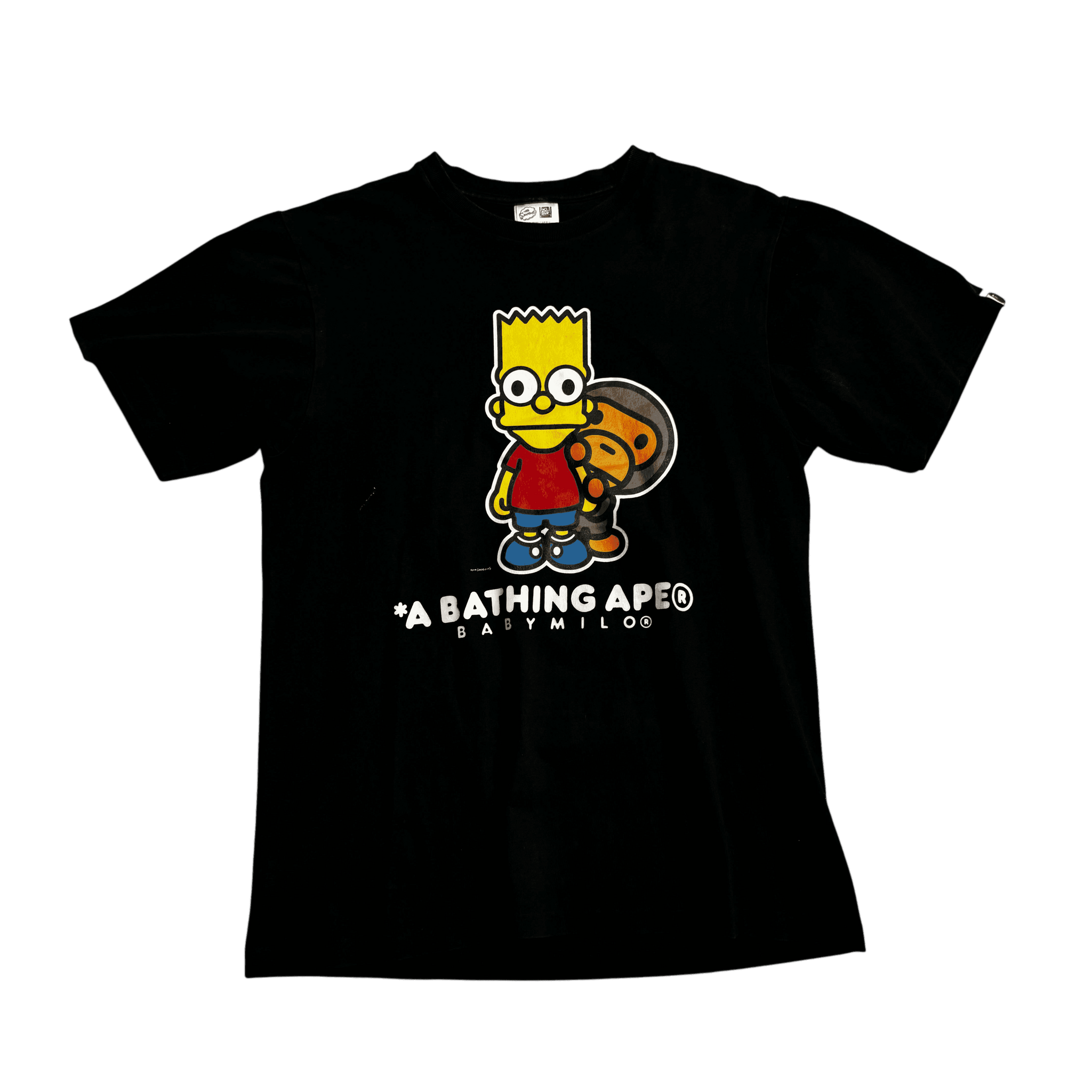 Black A Bathing Ape (BAPE) x The Simpsons Tee - M