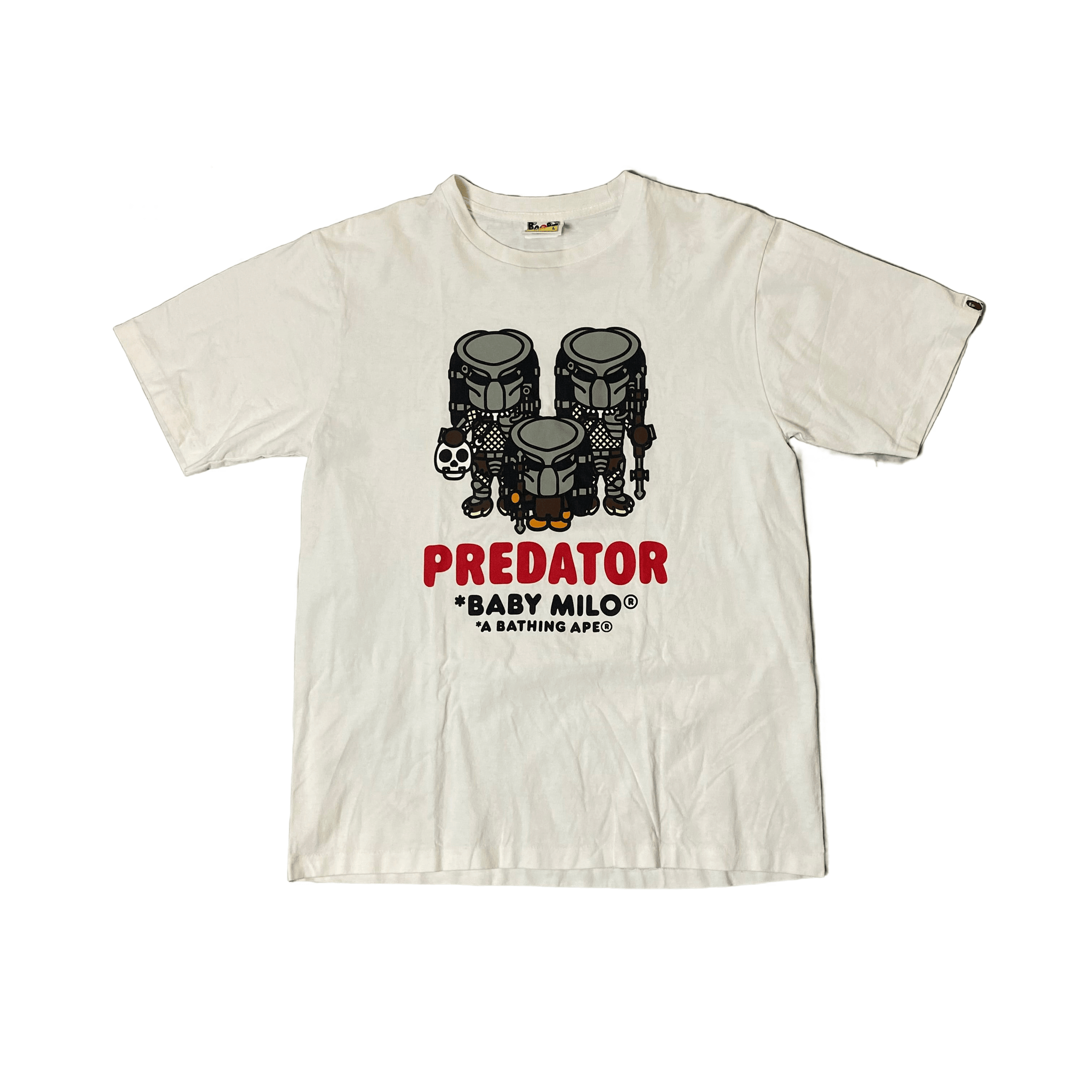 White A Bathing Ape (BAPE) x Predator Tee - L