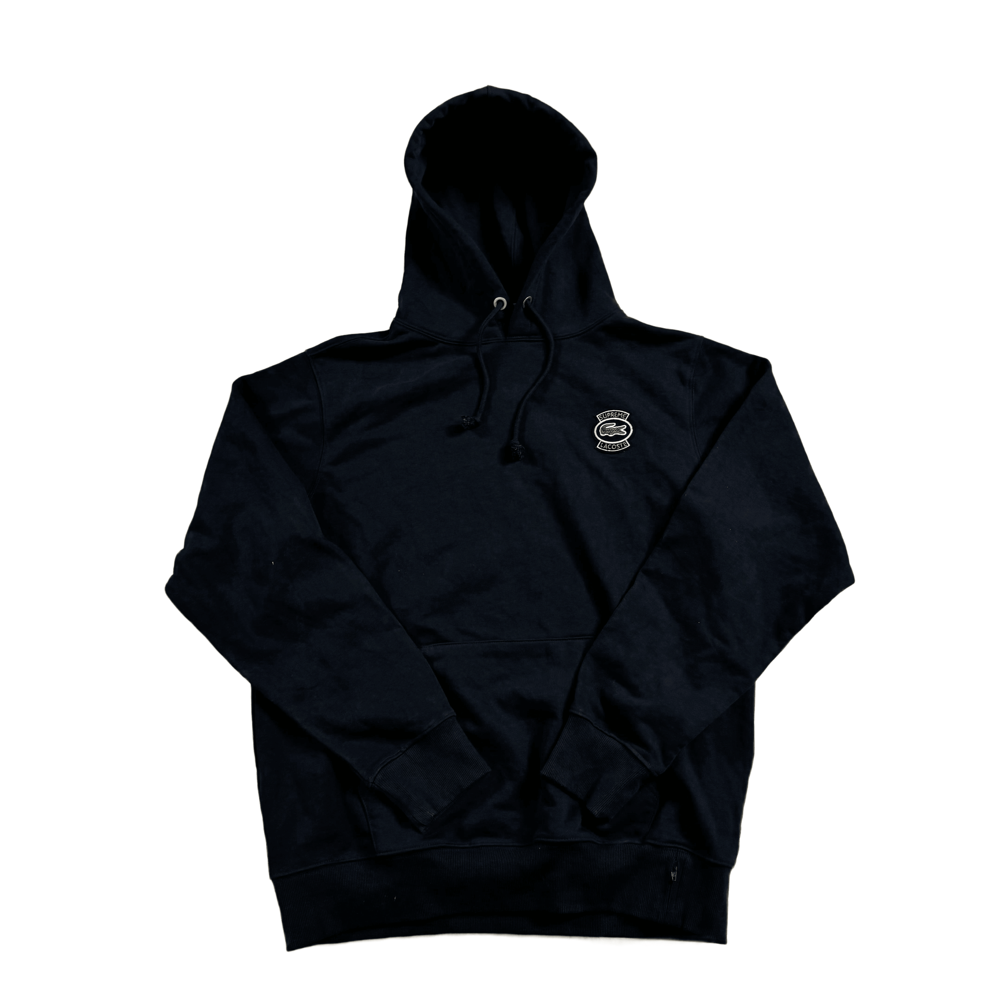 Navy Blue Supreme x Lacoste Hoodie - XL (Recommended Size - L)