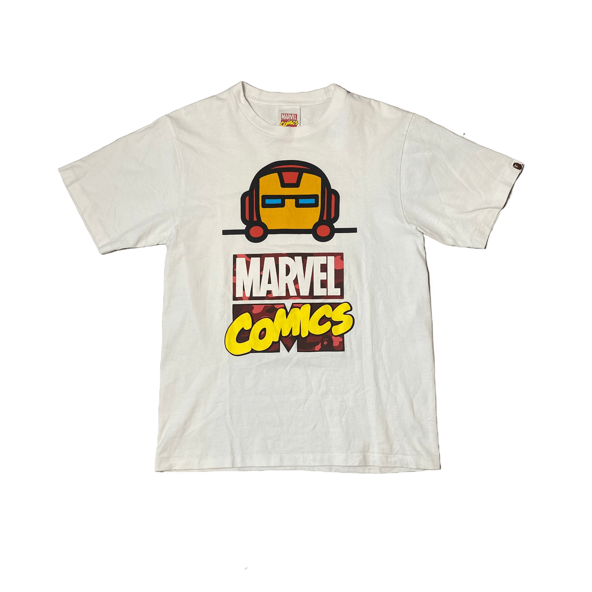 White A Bathing Ape (BAPE) x Marvel Tee - M