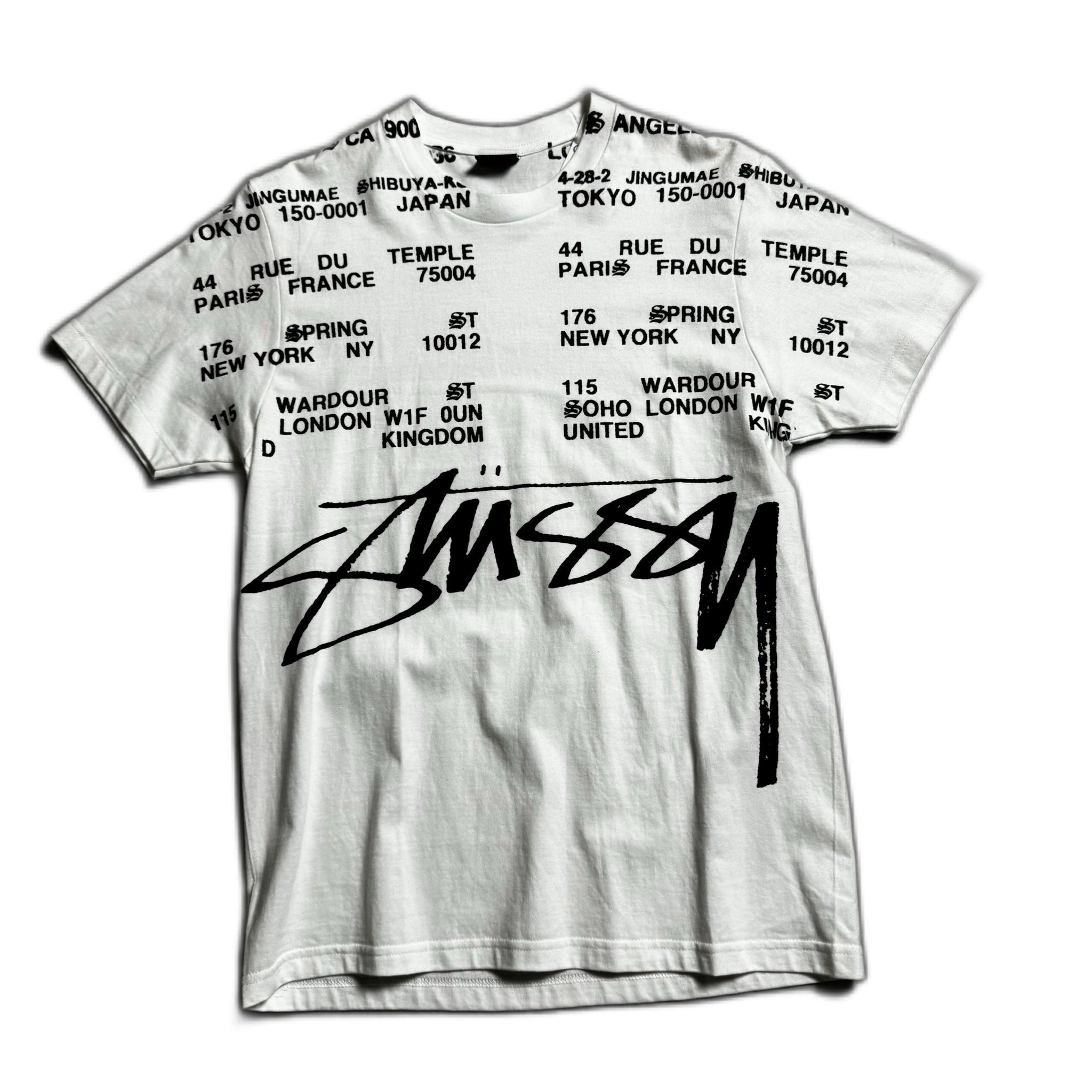 White Stussy Tee - S