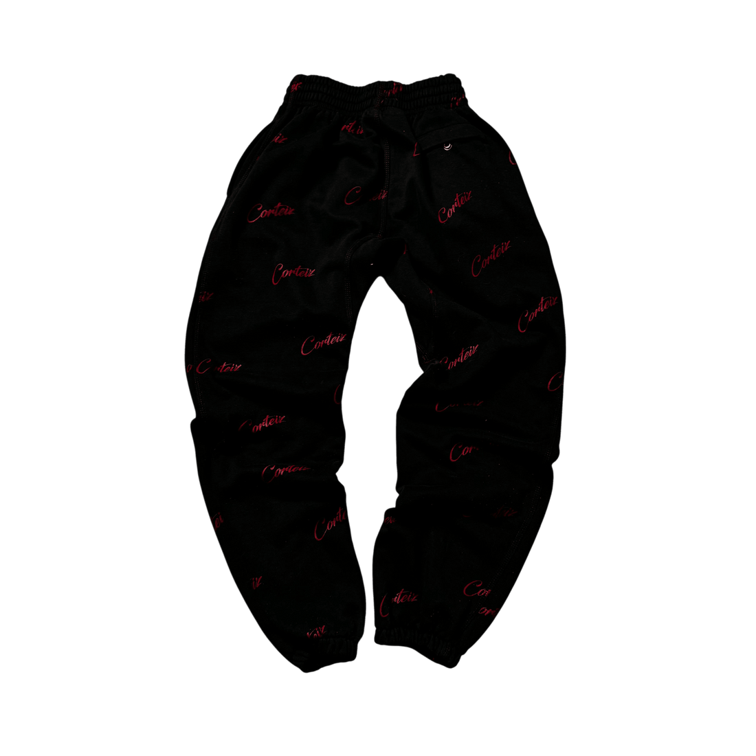 Black + Red Corteiz Joggers - S