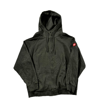 Grey Cav Empt Zip Up Hoodie - L