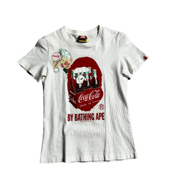 White A Bathing Ape (BAPE) x Coca-Cola Tee - XS