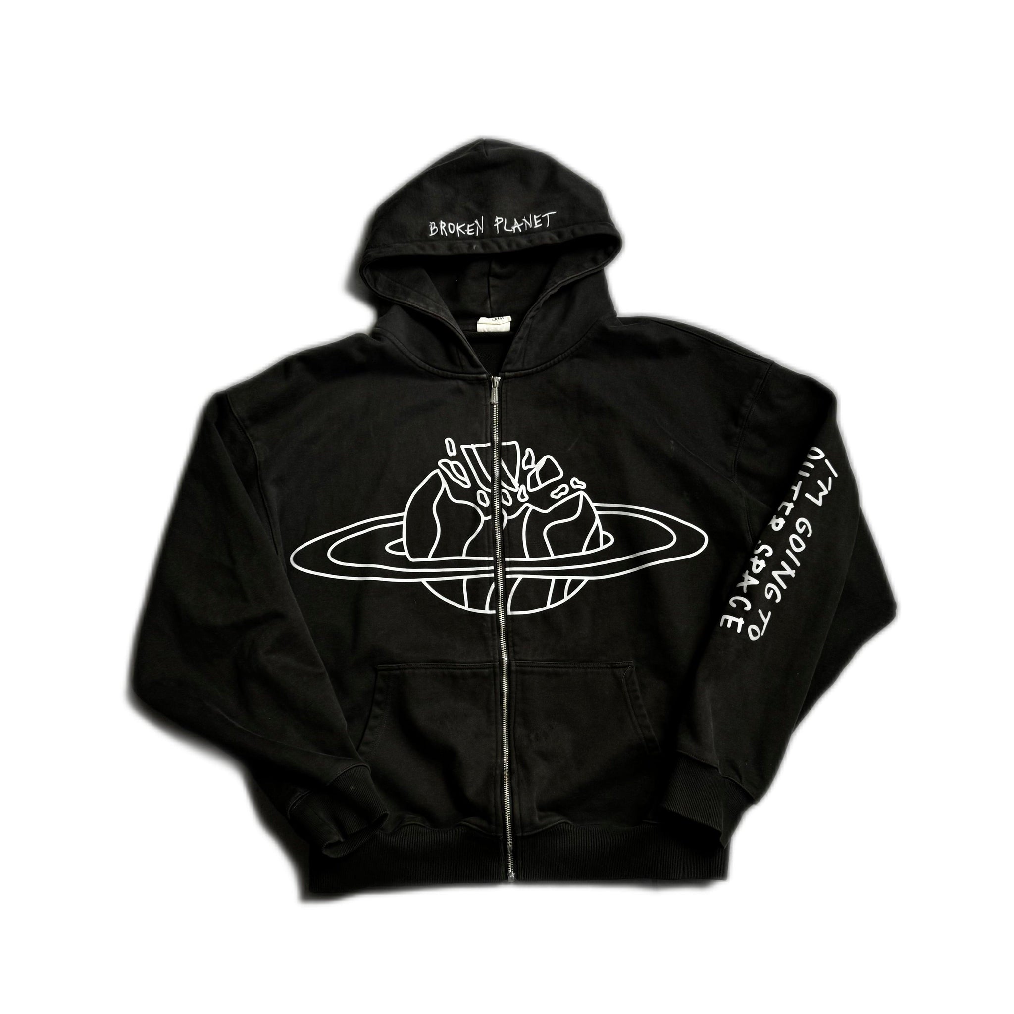 Broken Planet Market (BPM) Zip Up Hoodie - L