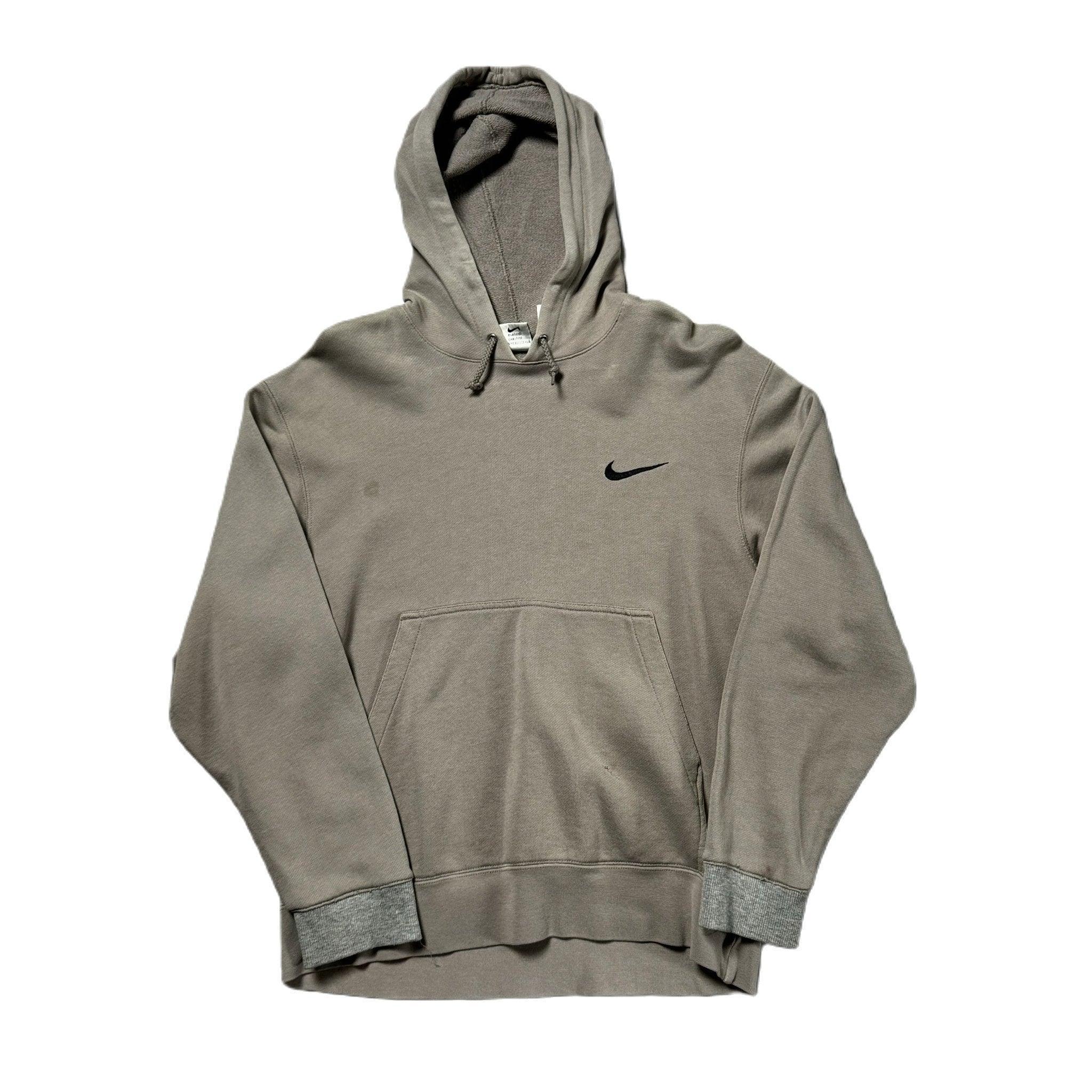 Vintage Grey Nike Hoodie - M