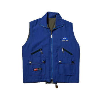 Vintage 90s Blue Nike ACG Gilet - XL