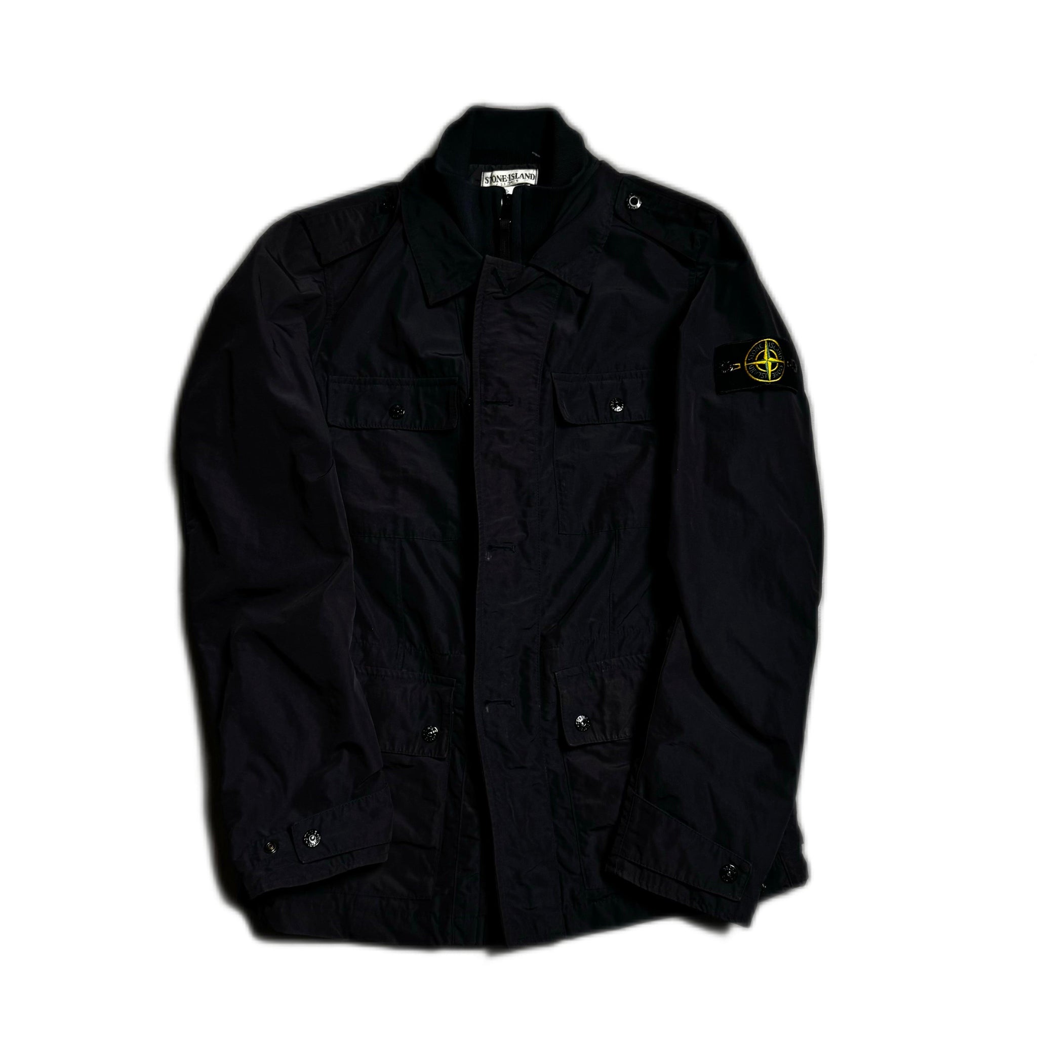 Navy Blue Stone Island Jacket - S