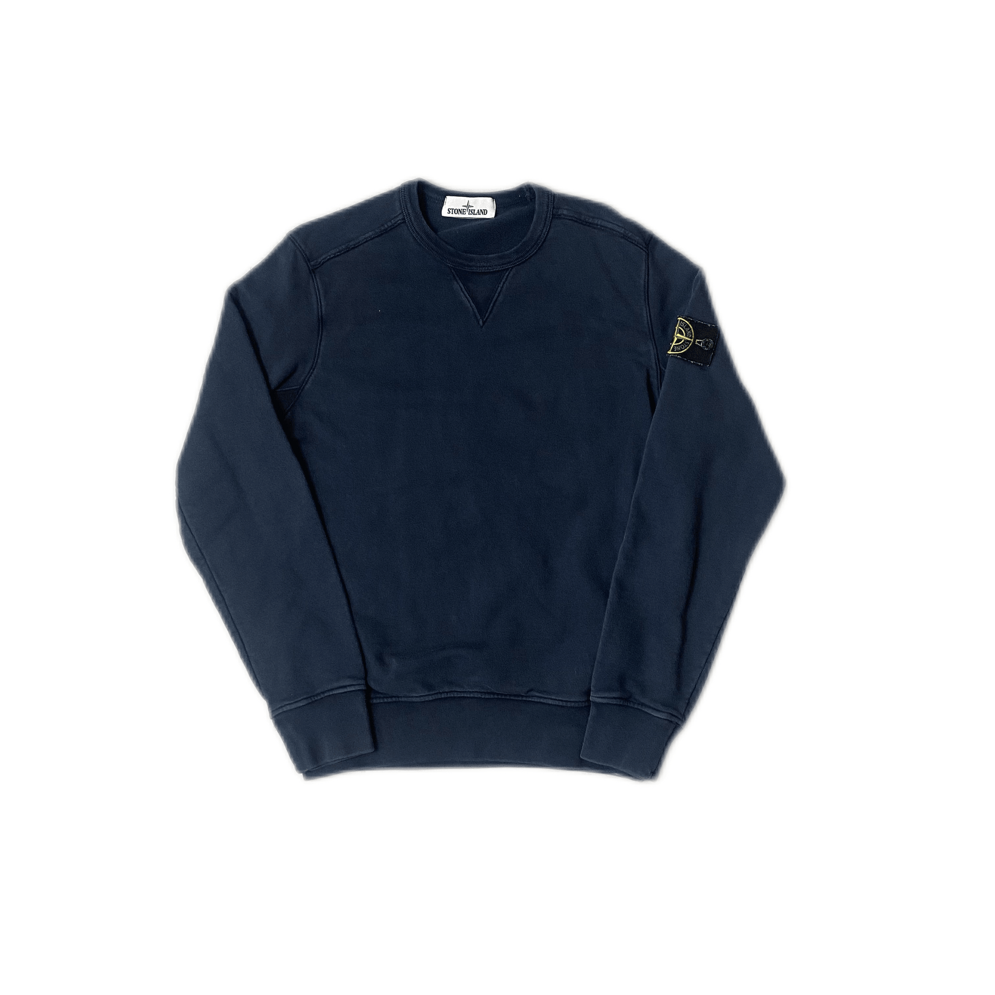 Navy Blue Stone Island Sweatshirt - S