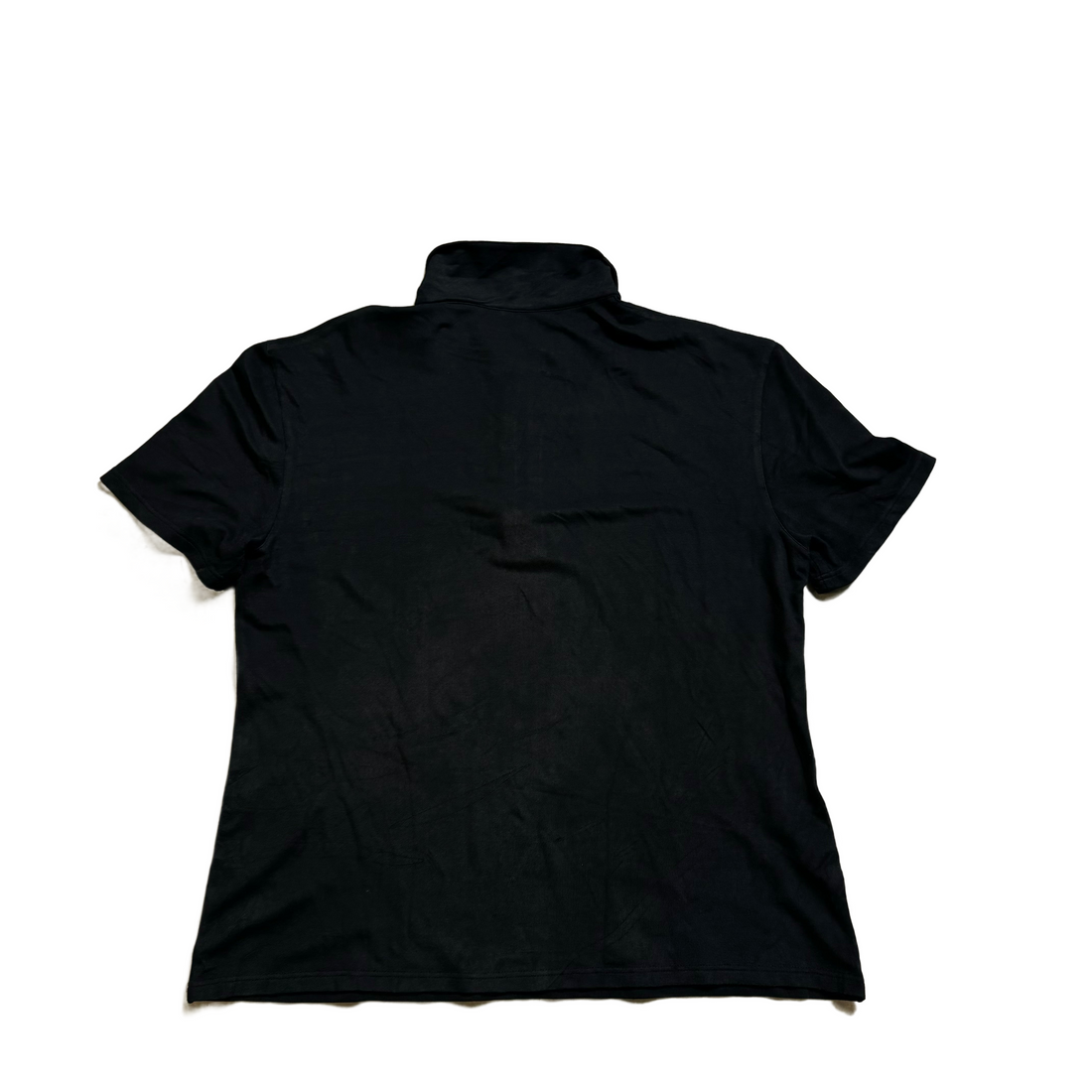 Vintage Black Prada 1/4 Zip Polo - L