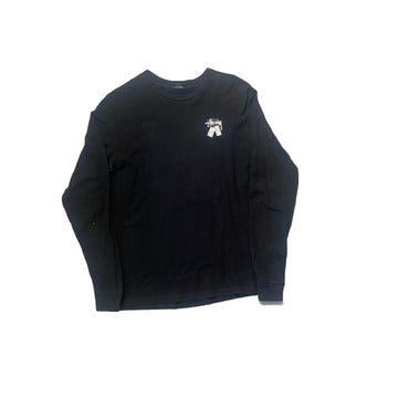 Black Stussy Long Sleeve Tee - S