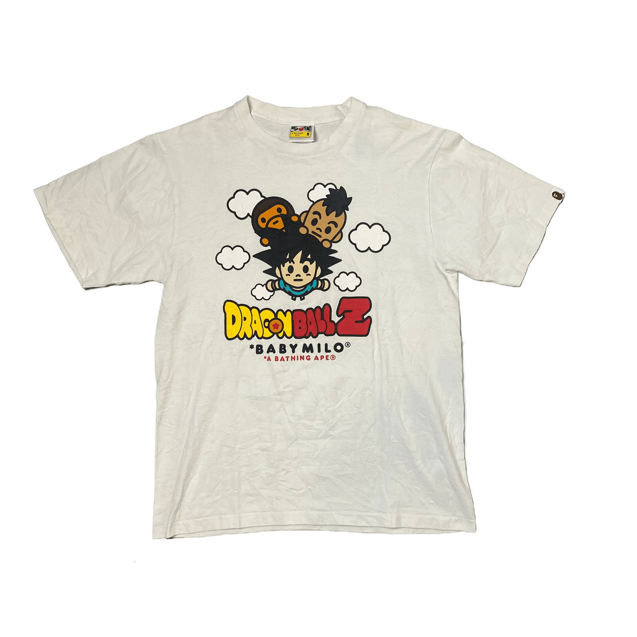 White A Bathing Ape (BAPE) x Dragonball Z Tee - M