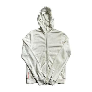 Vintage White Prada Zip Up Hoodie - S