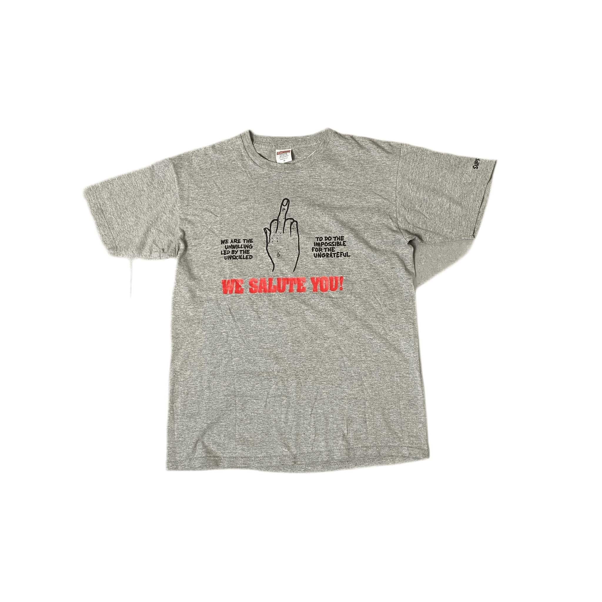 Grey Supreme Tee - M