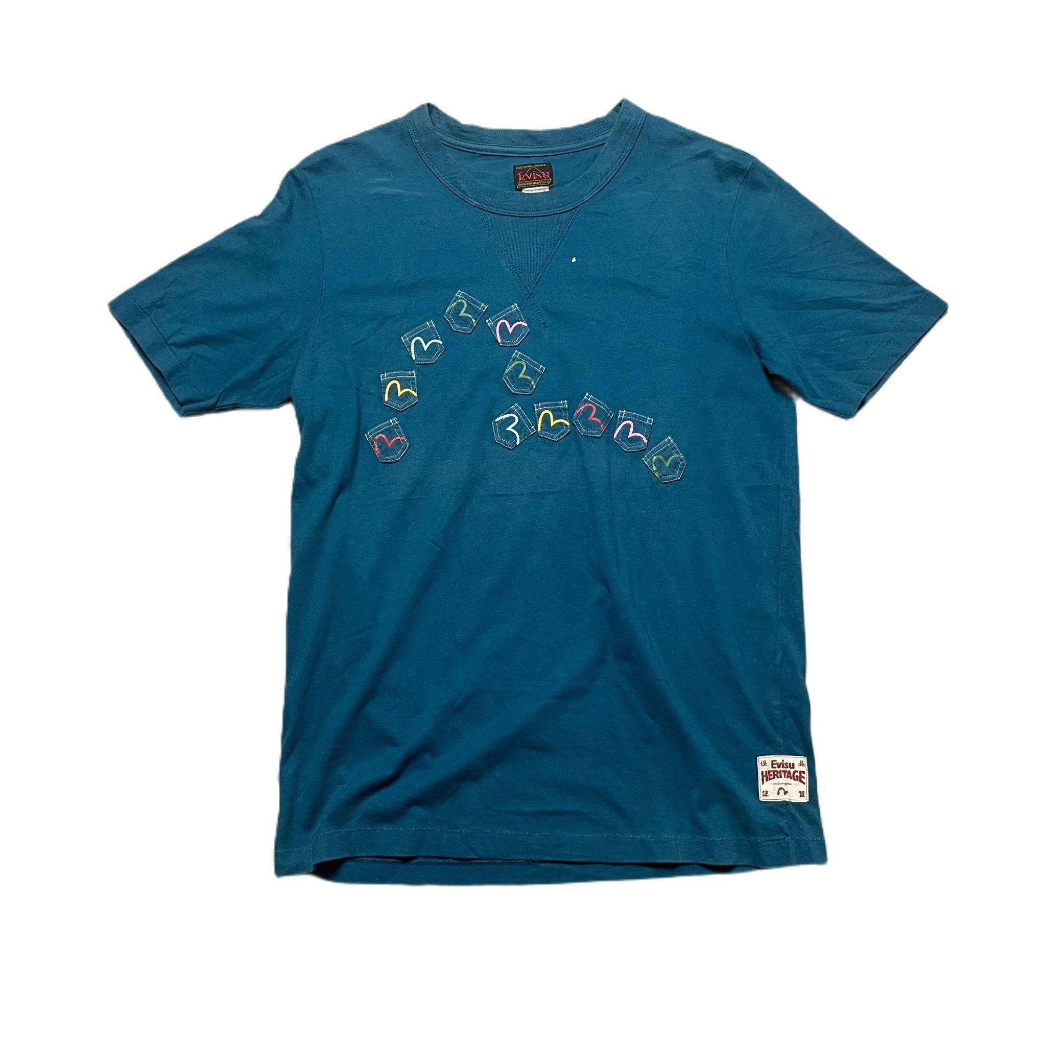 Blue Evisu Tee - S