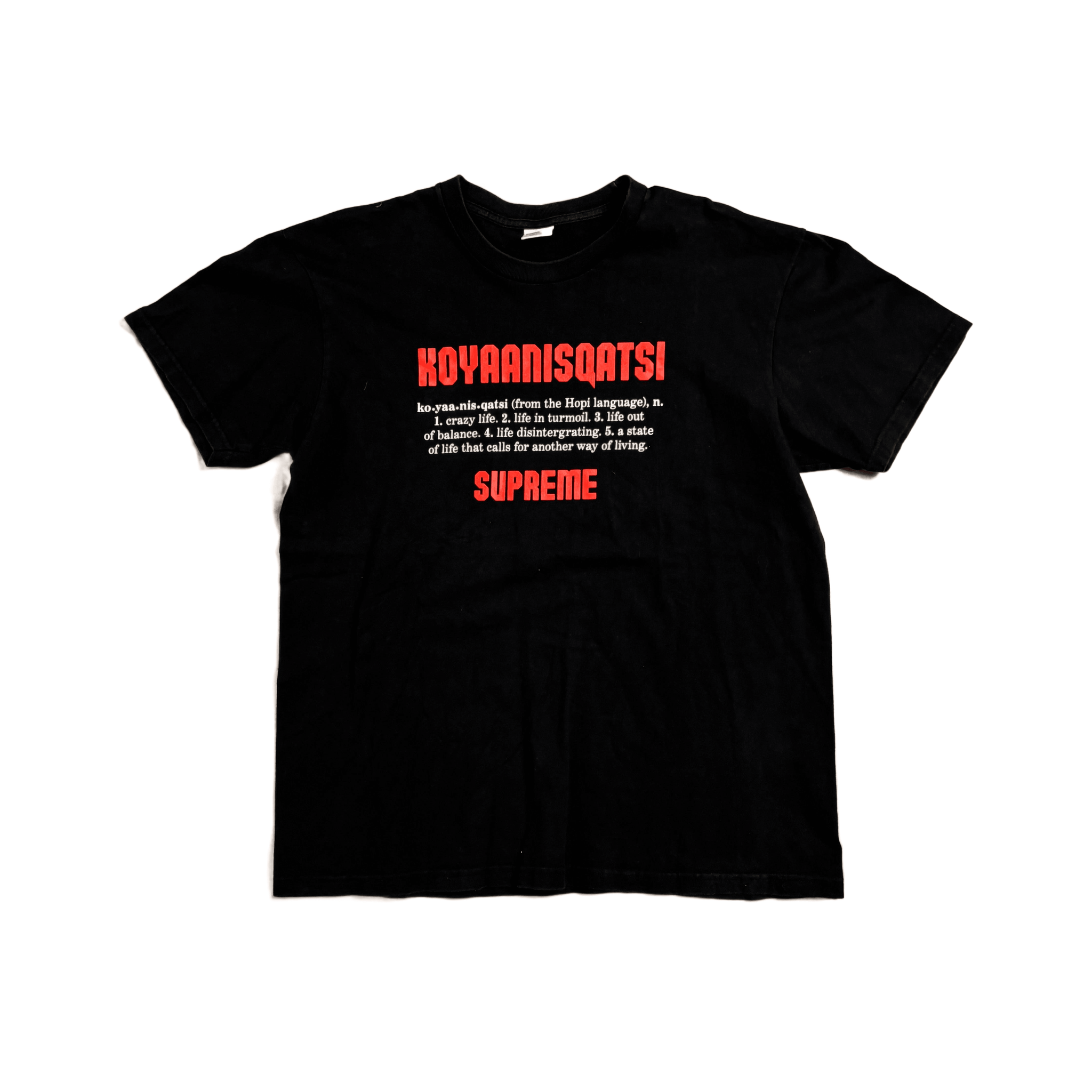 Black Supreme Tee - L