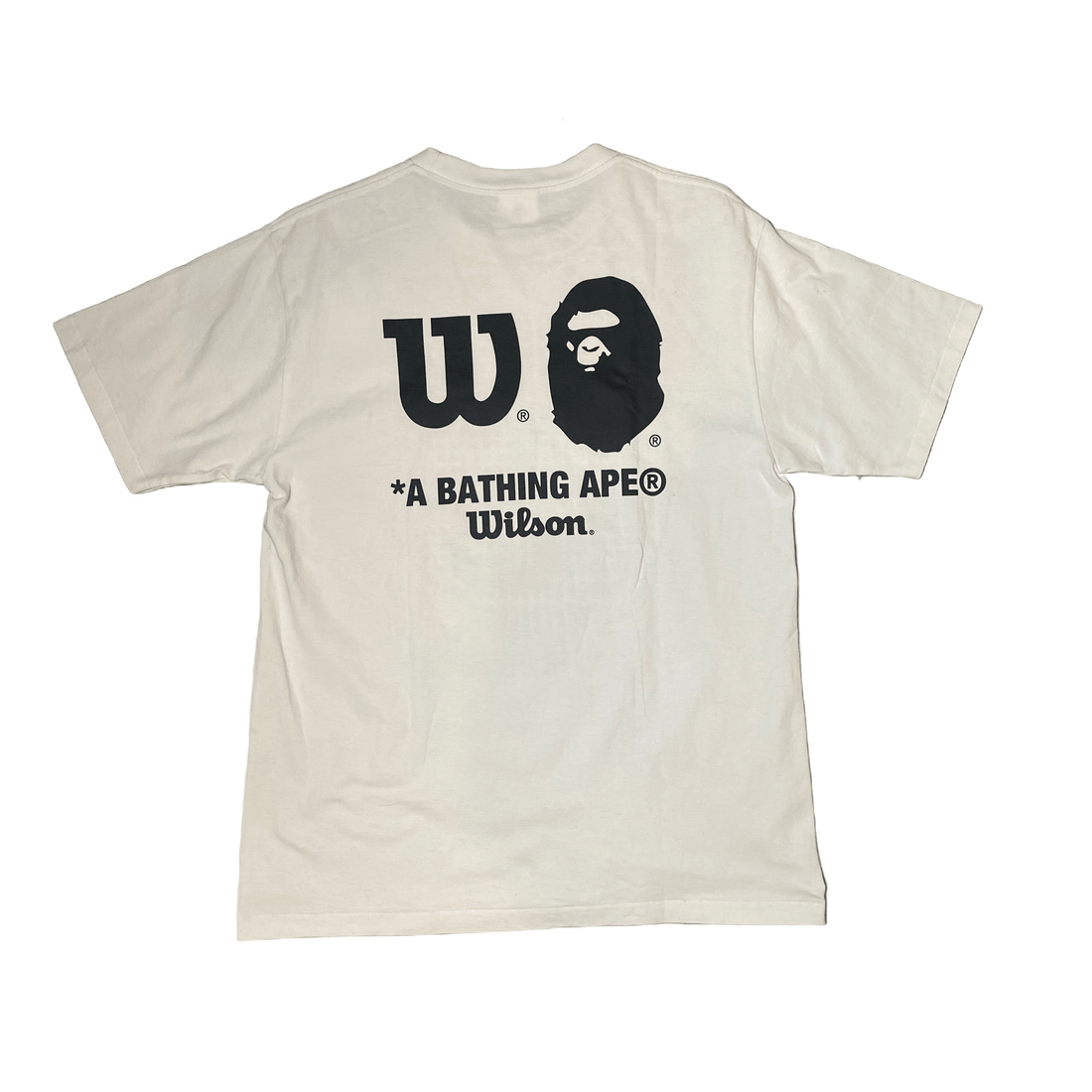 White A Bathing Ape (BAPE) x Wilson Tee - L