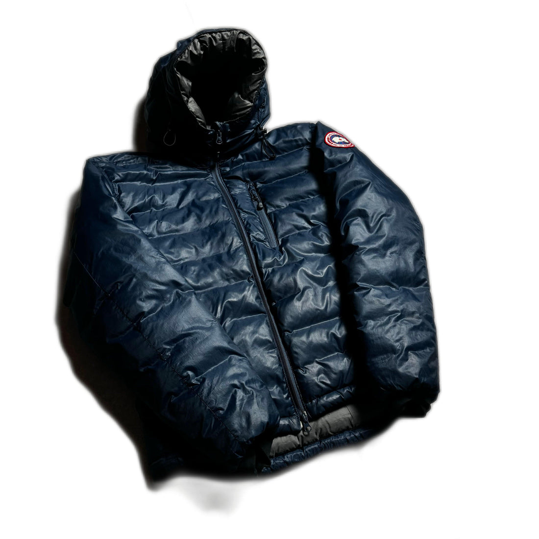 Navy Blue Canada Goose Puffer Coat - S