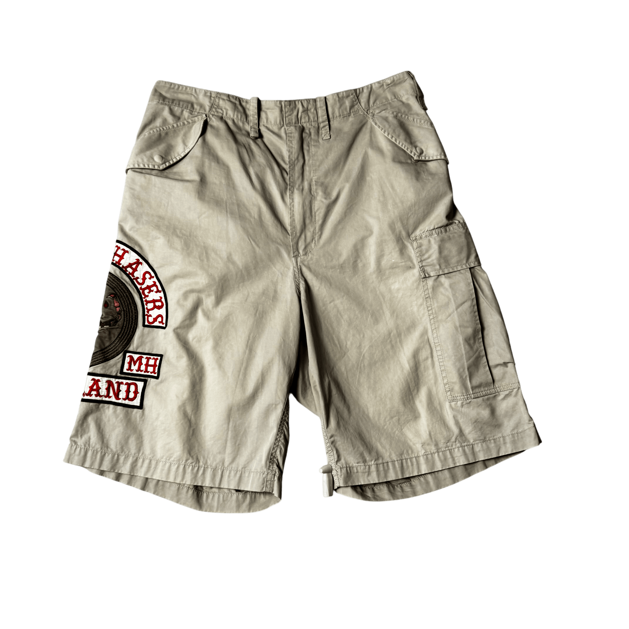 Beige Maharishi Shorts - L