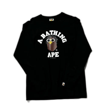 Black A Bathing Ape (BAPE) x Wiz Khalifa Long Sleeve Tee - L