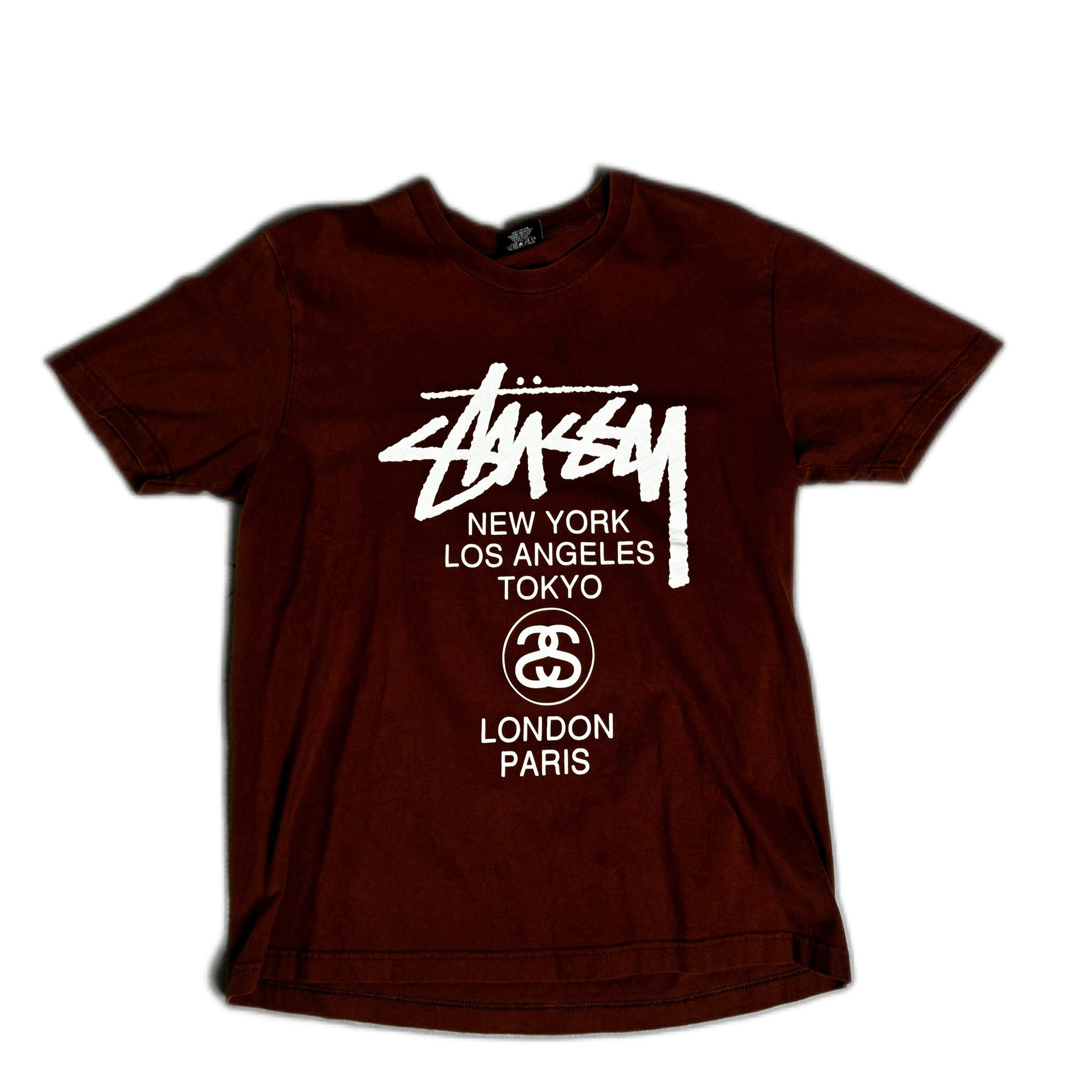 Brown Stussy Tee - M