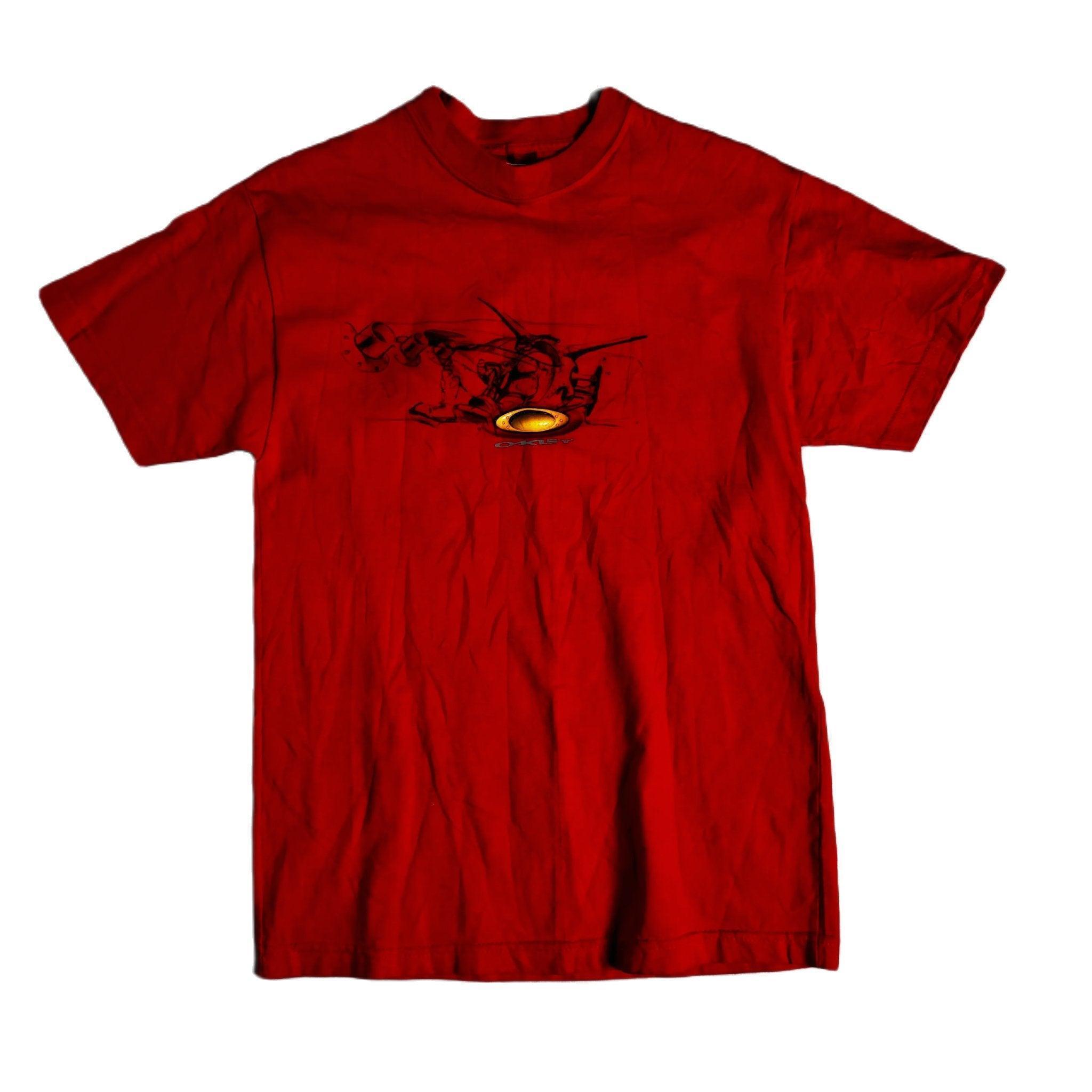 Vintage Red Oakley Tee - M