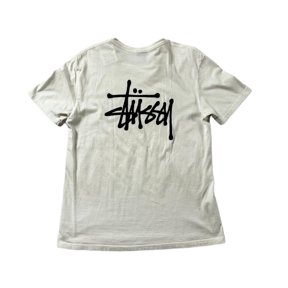 White Stussy Tee - M