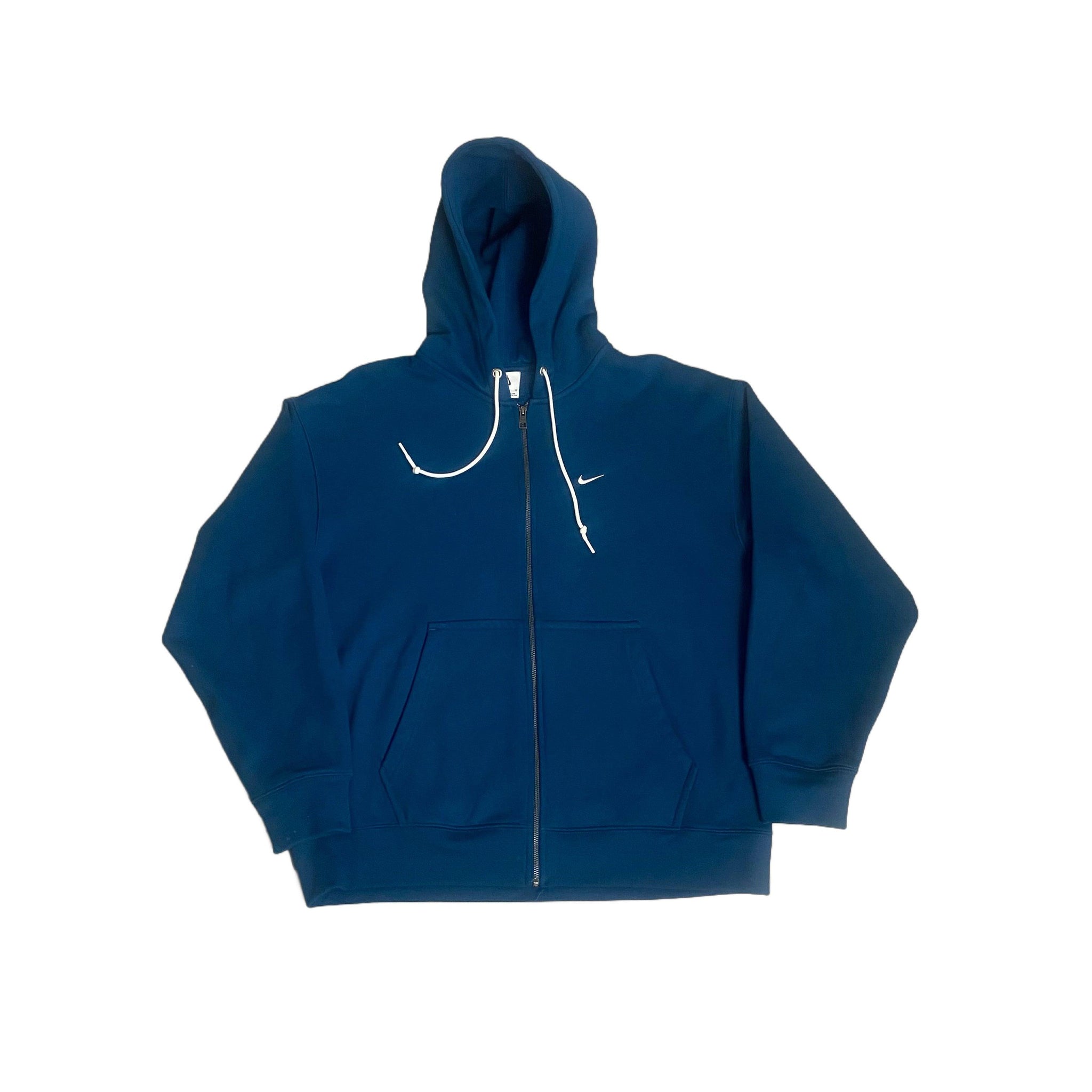 Blue Nike Zip Up Hoodie - XL